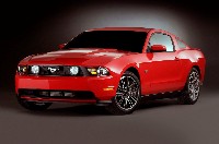 Red Mustang 2010